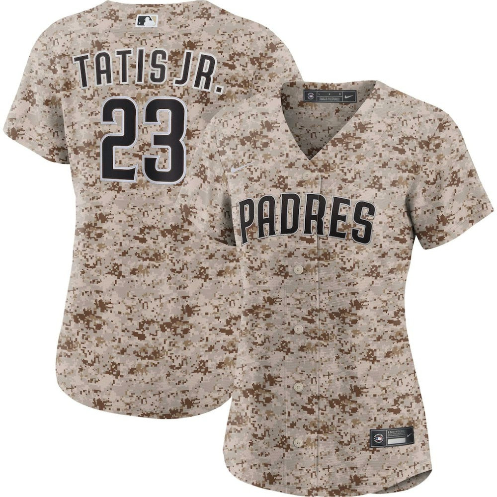 Fernando Tatis Jr. San Diego Padres Women's USMC Alternate Replica Player Jersey - Camo | Nike