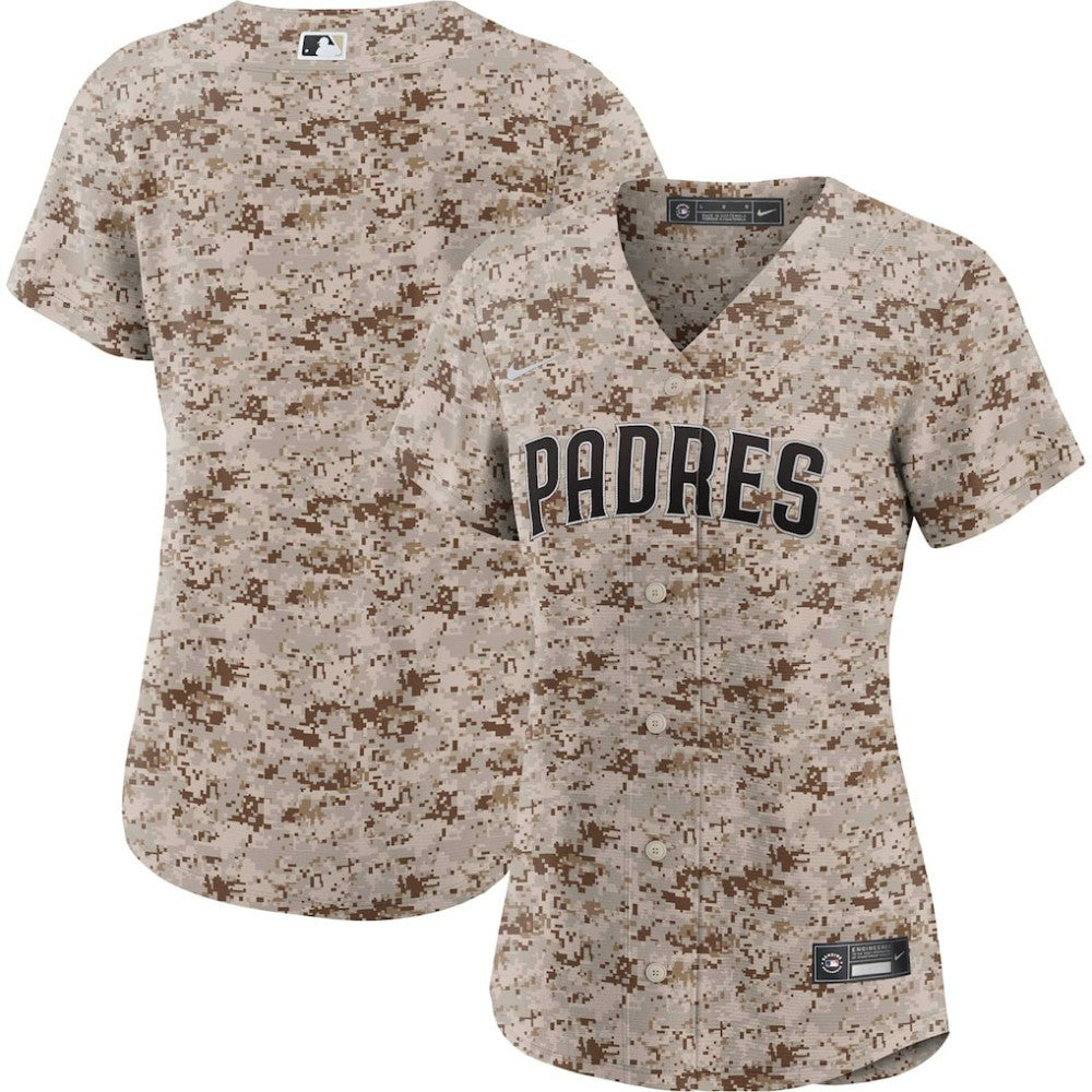 San Diego Padres Women's USMC Alternate Replica Team Jersey - Camo | Nike