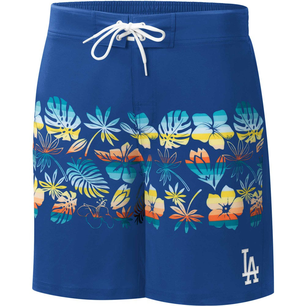 Los Angeles Dodgers G-III Sports by Carl Banks Breeze Volley Swim Shorts - Royal