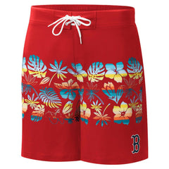 Boston Red Sox G-III Sports by Carl Banks Breeze Volley Swim Shorts - Red
