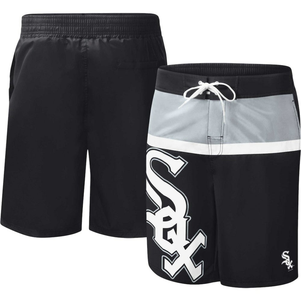 Chicago White Sox G-III Sports by Carl Banks Sea Wind Swim Shorts - Black