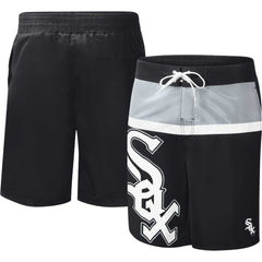 Chicago White Sox G-III Sports by Carl Banks Sea Wind Swim Shorts - Black