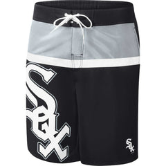 Chicago White Sox G-III Sports by Carl Banks Sea Wind Swim Shorts - Black