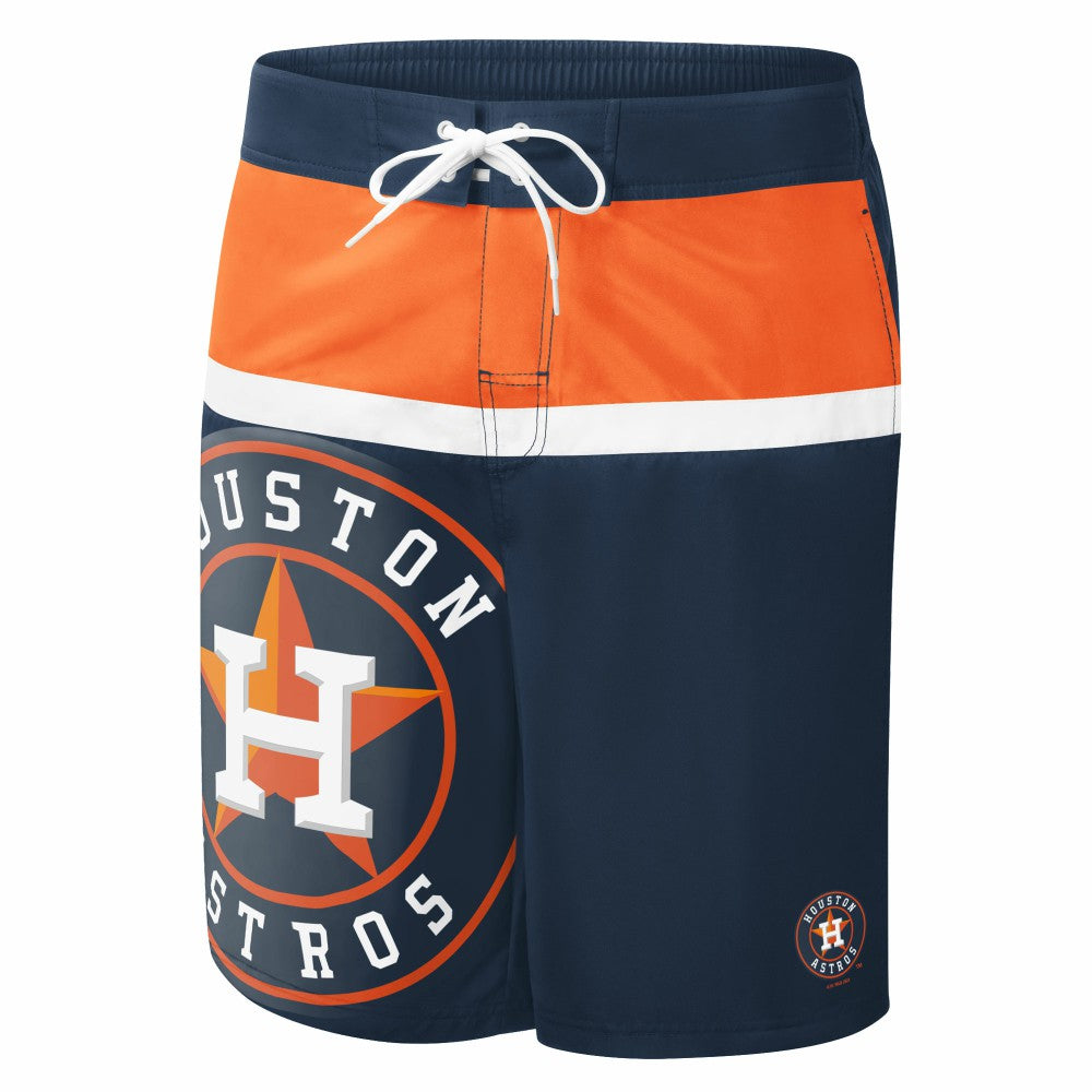 Houston Astros G-III Sports by Carl Banks Sea Wind Swim Shorts - Navy