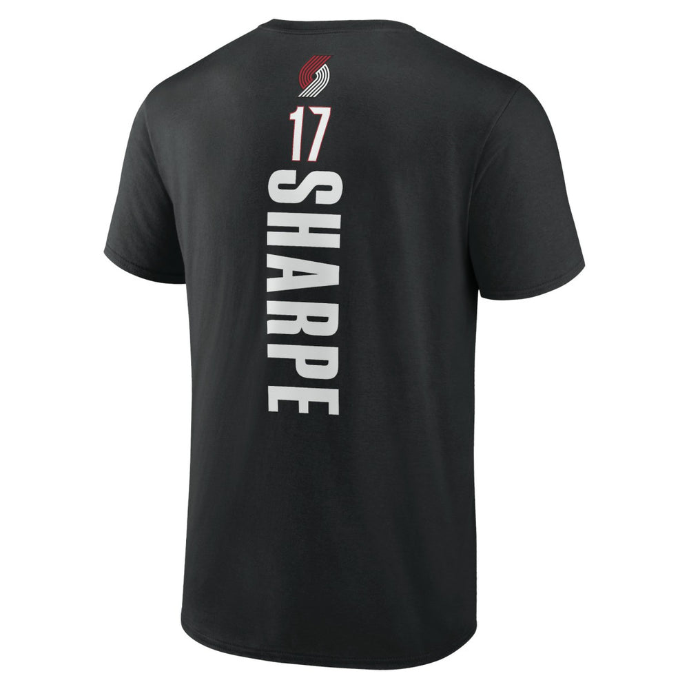 Shaedon Sharpe Portland Trail Blazers Playmaker Team Name & Number T-Shirt - Black sale