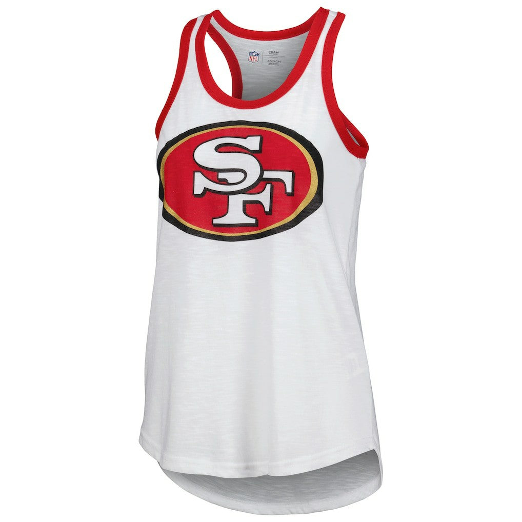 San Francisco 49ers G-III 4Her by Carl Banks Women's Tater Tank Top - White on sale