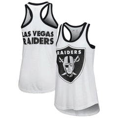 Las Vegas Raiders G-III 4Her by Carl Banks Women's Tater Tank Top - White discount