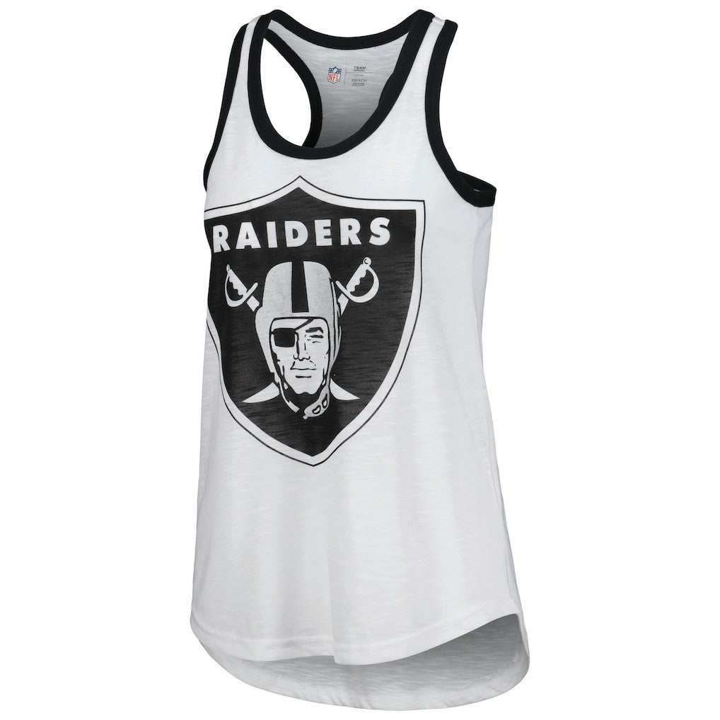 Las Vegas Raiders G-III 4Her by Carl Banks Women's Tater Tank Top - White discount