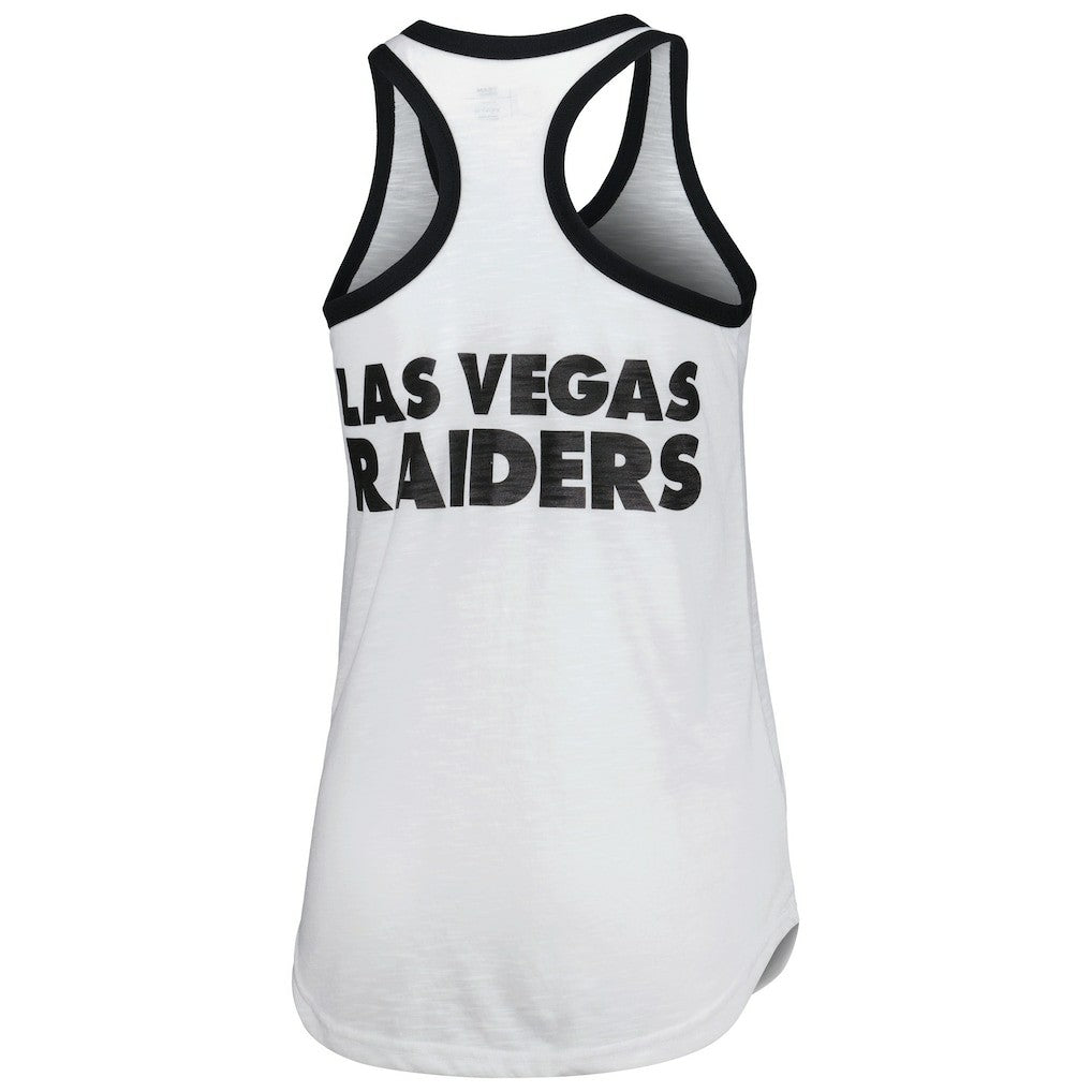 Las Vegas Raiders G-III 4Her by Carl Banks Women's Tater Tank Top - White discount