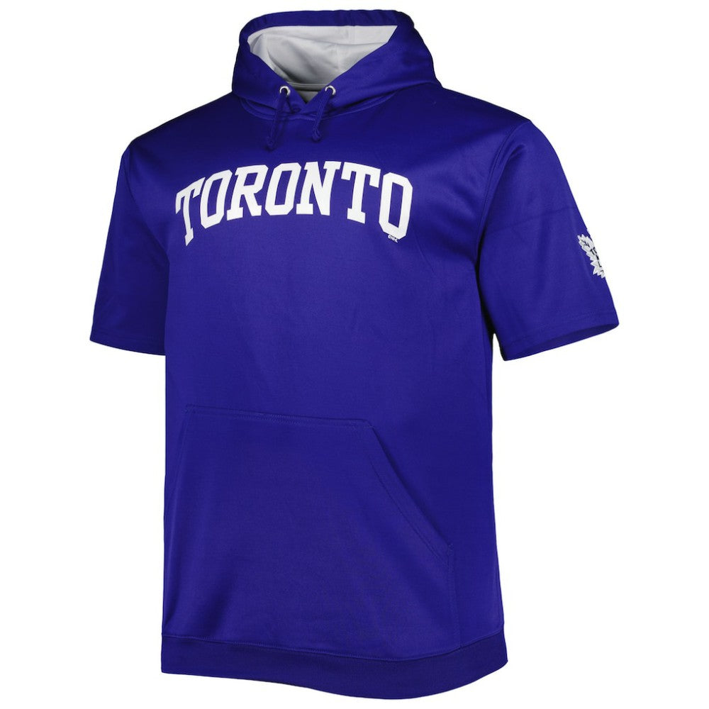 Auston Matthews Toronto Maple Leafs Fanatics Big & Tall Name & Number Pullover Hoodie Blue