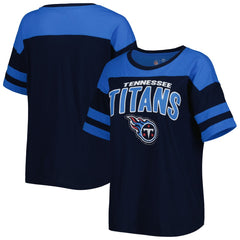 Tennessee Titans G-III 4Her by Carl Banks Women's Play the Ball T-Shirt - Navy/Light Blue online