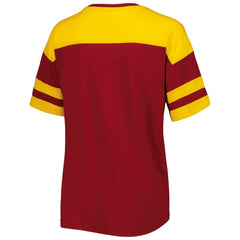 Washington Commanders G-III 4Her by Carl Banks Women's Play the Ball T-Shirt - Burgundy/Gold online
