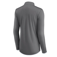 Dallas Cowboys Women's Corner Long Sleeve 1/4 Zip Top - Gray for sale