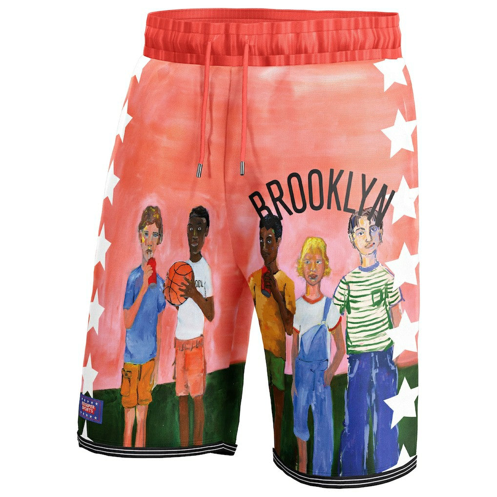 Brooklyn Nets NBA & KidSuper Studios Unisex Hometown Shorts - Black | Fanatics shop