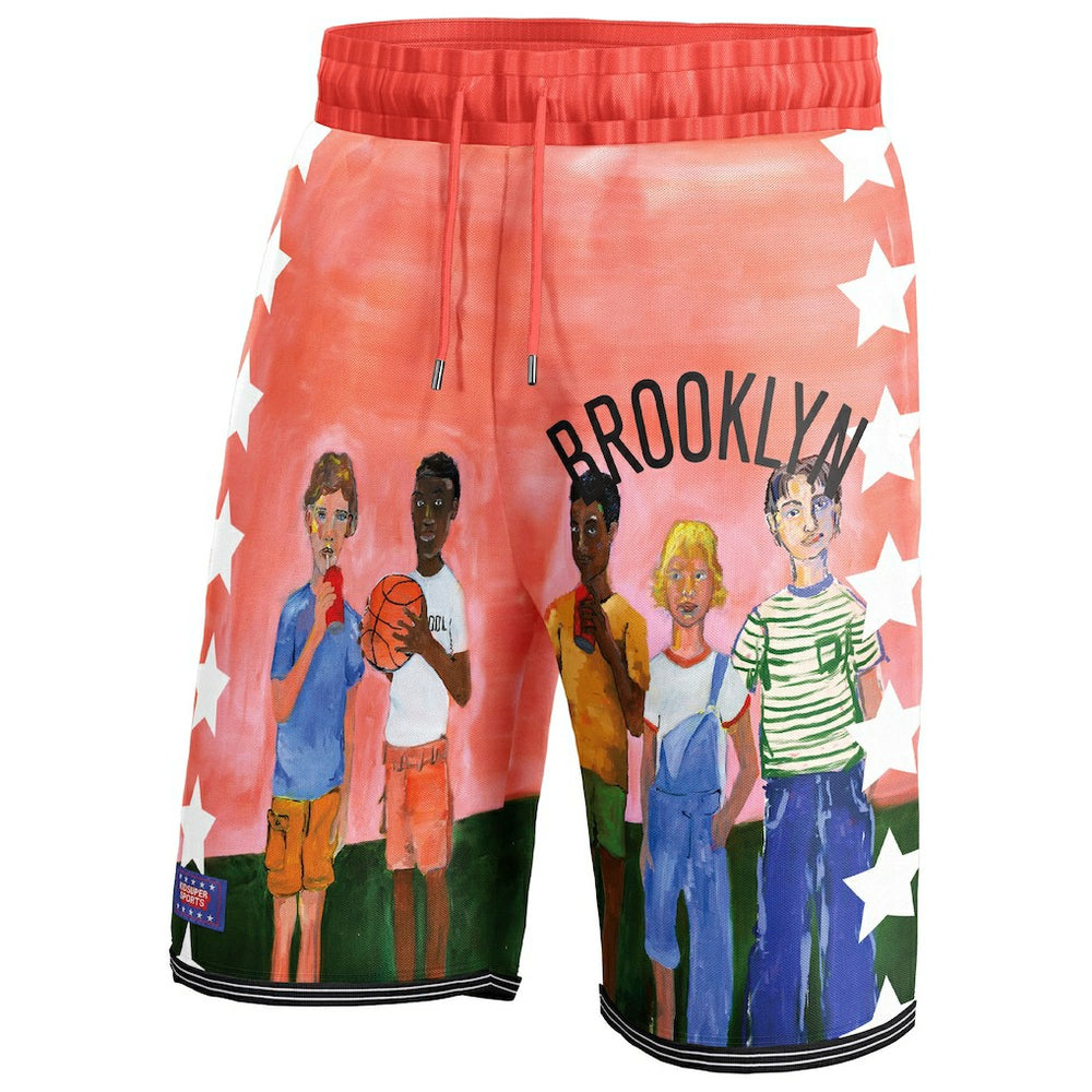Brooklyn Nets NBA & KidSuper Studios Unisex Hometown Shorts - Black | Fanatics shop