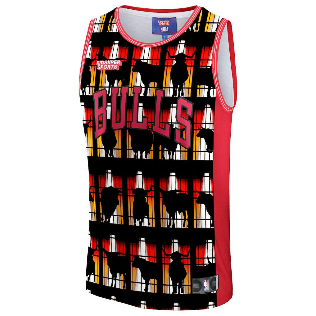 Chicago Bulls NBA & KidSuper Studios Unisex Hometown Jersey sale - Red | Fanatics online