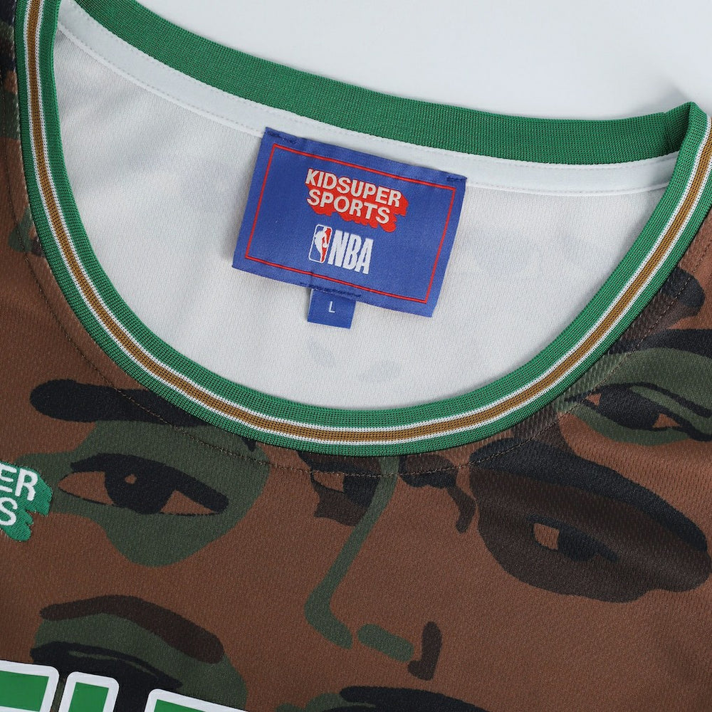 Boston Celtics NBA & KidSuper Studios Unisex Hometown Jersey - Brown | Fanatics shop