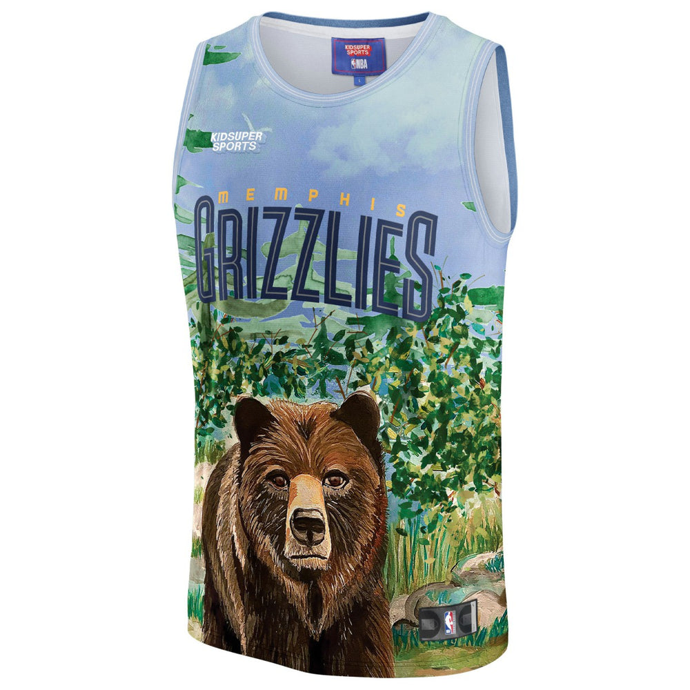 Memphis Grizzlies NBA & KidSuper Studios Unisex Hometown Jersey - Teal | Fanatics for sale