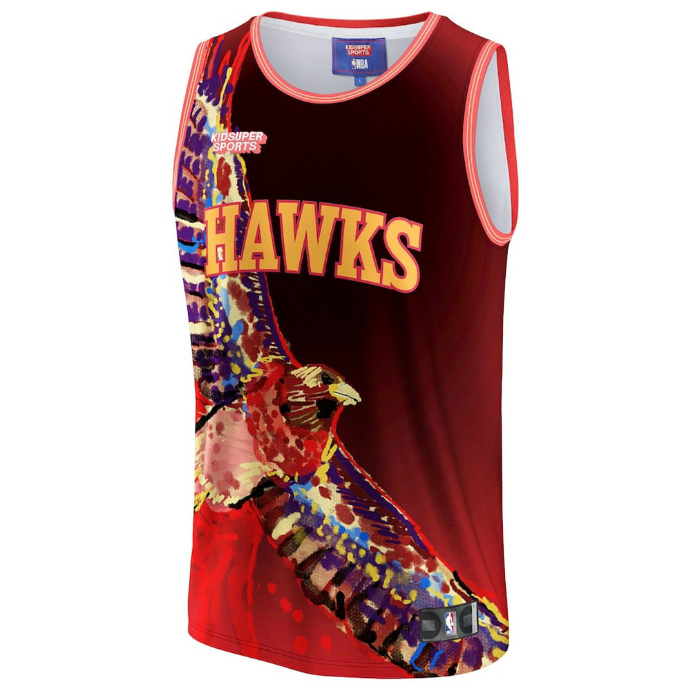 Atlanta Hawks NBA & KidSuper Studios Unisex Hometown Jersey - Red | Fanatics online