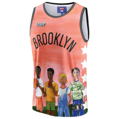 Brooklyn Nets NBA & KidSuper Studios Unisex Hometown Jersey - Coral | Fanatics on sale