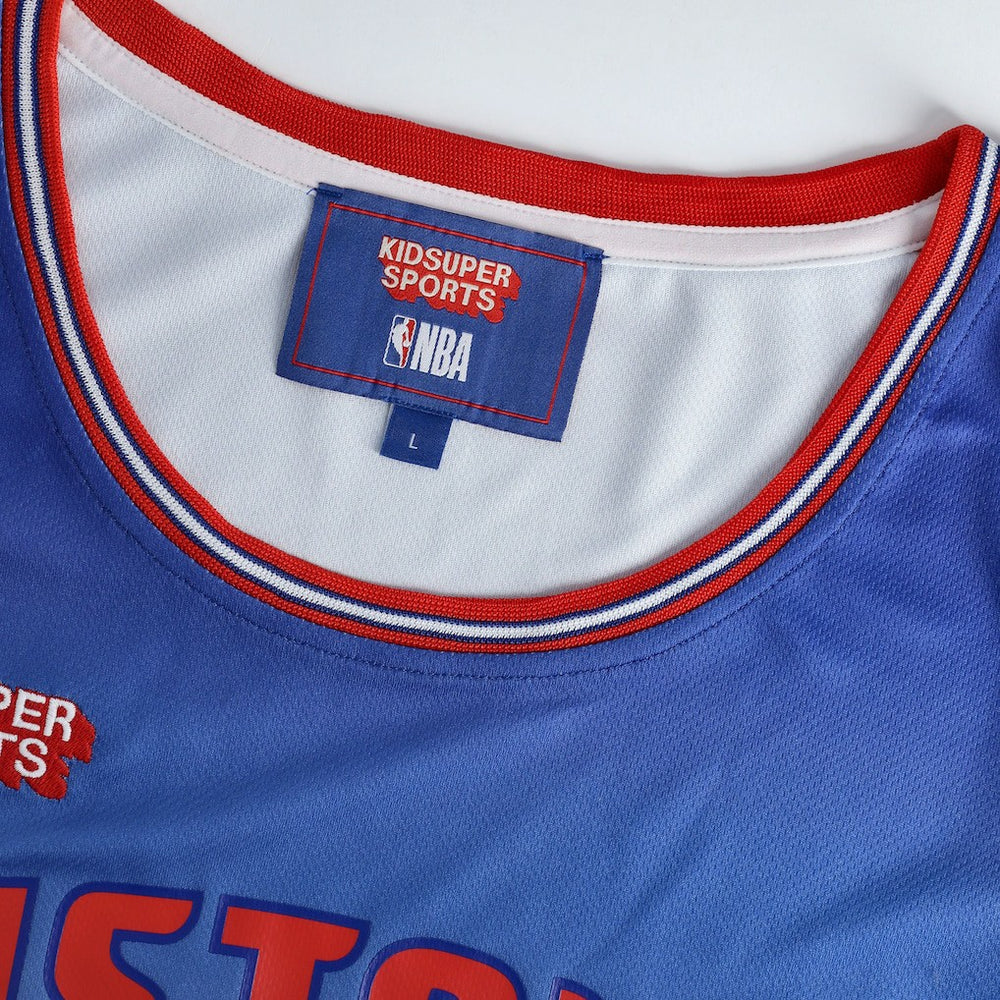 Detroit Pistons NBA & KidSuper Studios Unisex Hometown Jersey sale - Red | Fanatics cheap