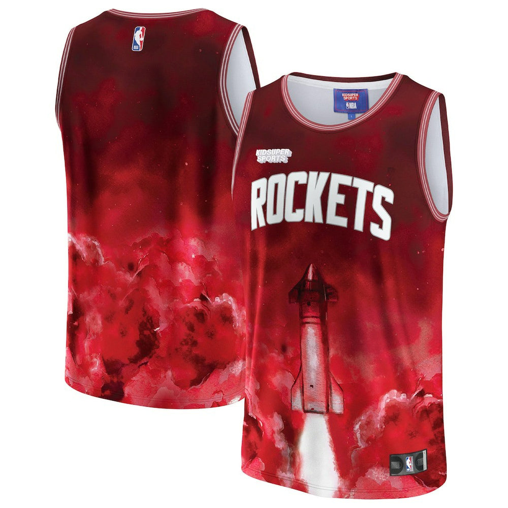 Houston Rockets NBA & KidSuper Studios Unisex Hometown Jersey - Red | Fanatics sale