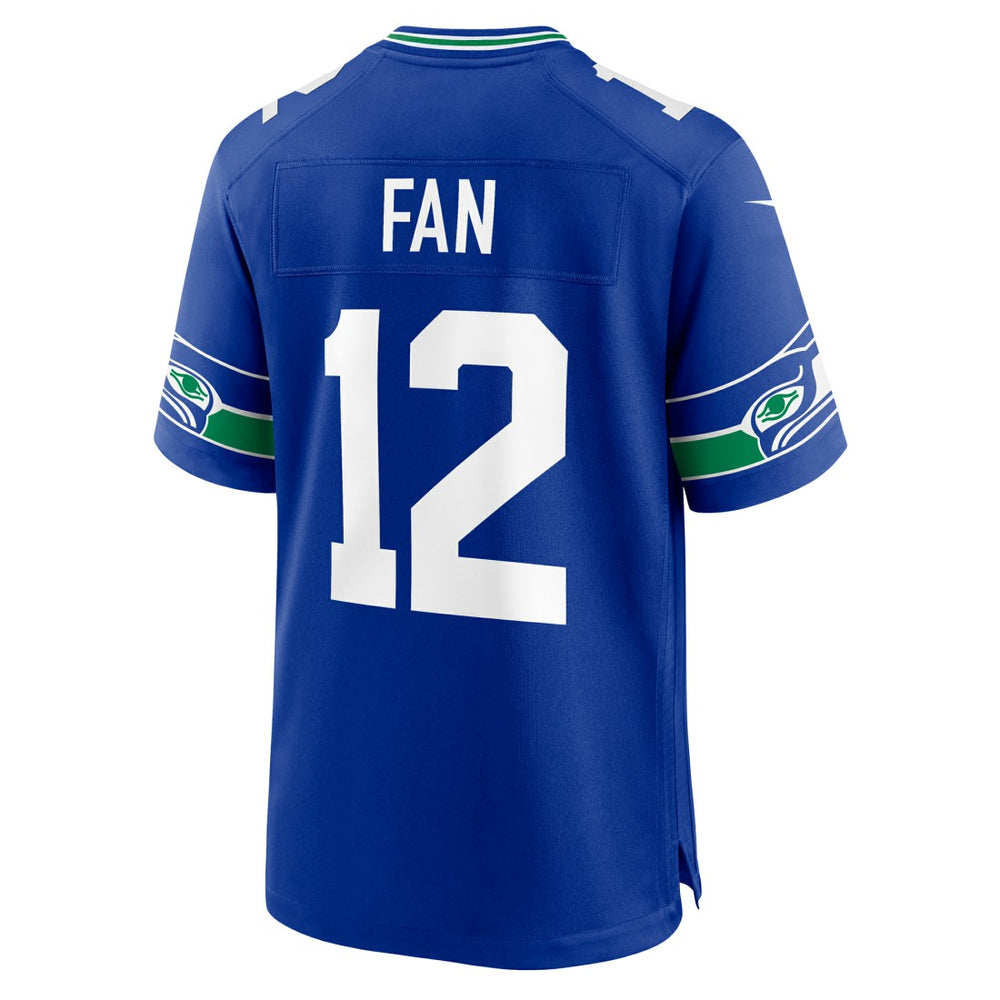 12s Seattle Seahawks Throwback Player Game Jersey - Royal | Nike discount