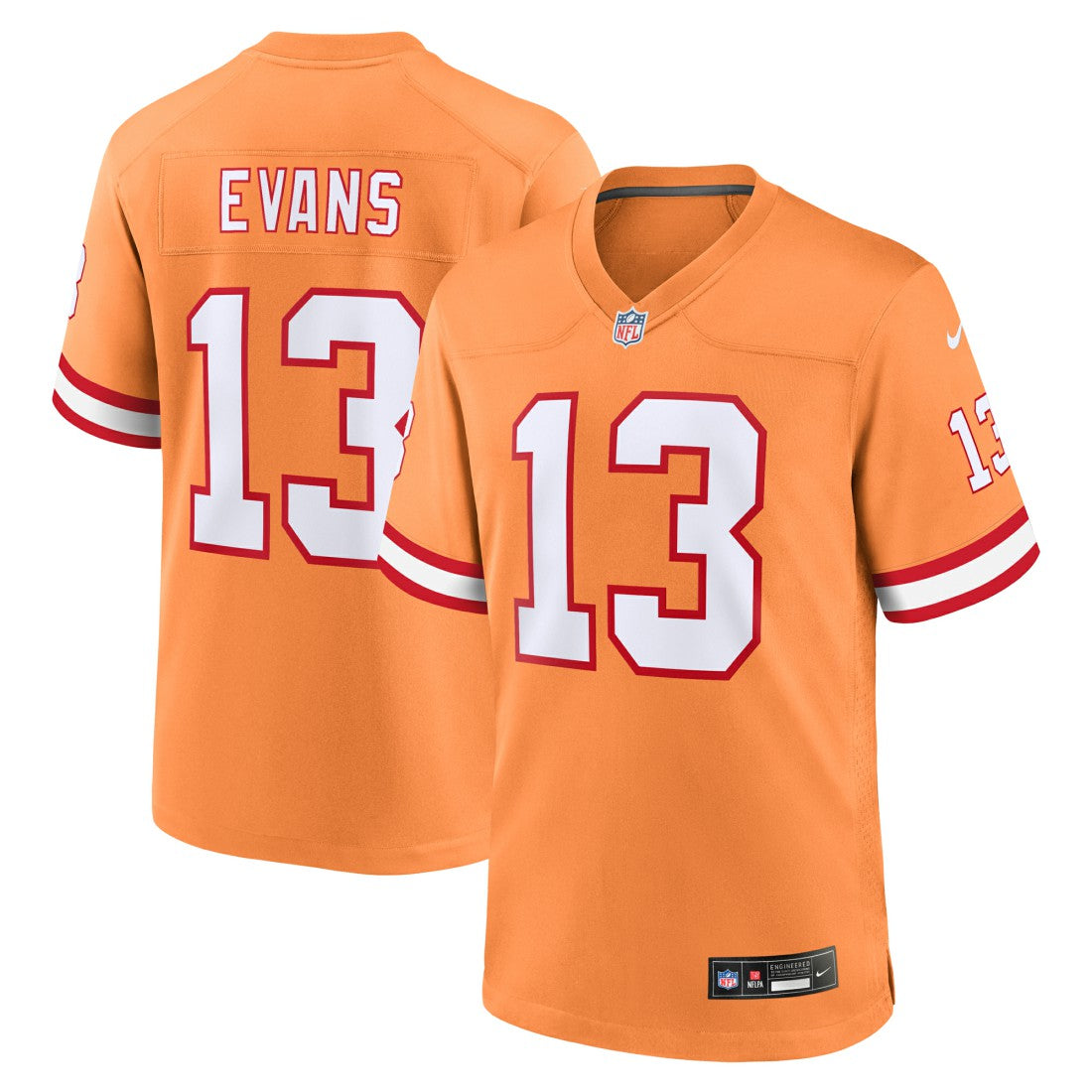 Mike Evans Tampa Bay Buccaneers Throwback Game Jersey - Orange | Nike online