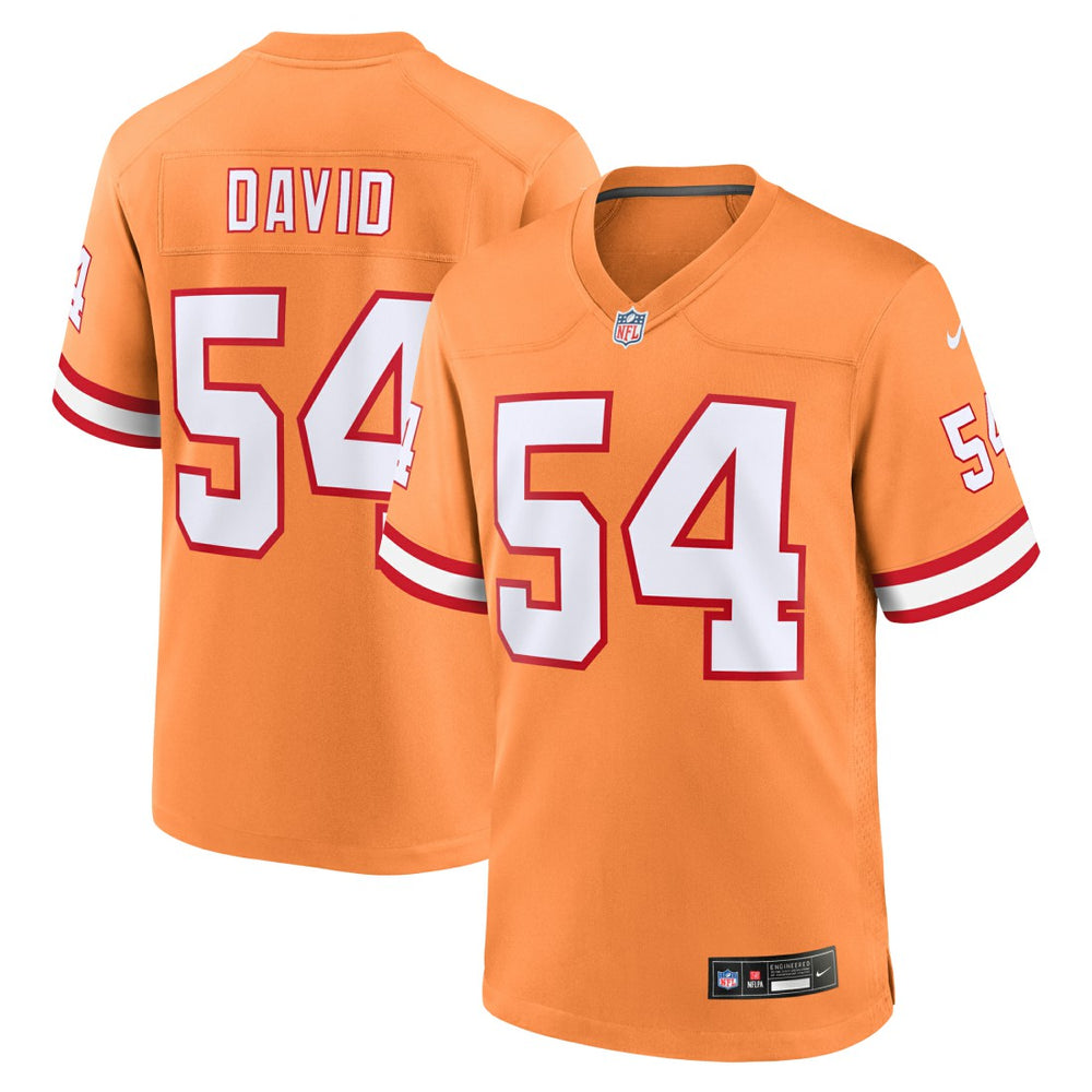 Lavonte David Tampa Bay Buccaneers Throwback Game Jersey - Orange | Nike for sale