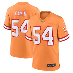 Lavonte David Tampa Bay Buccaneers Throwback Game Jersey - Orange | Nike for sale