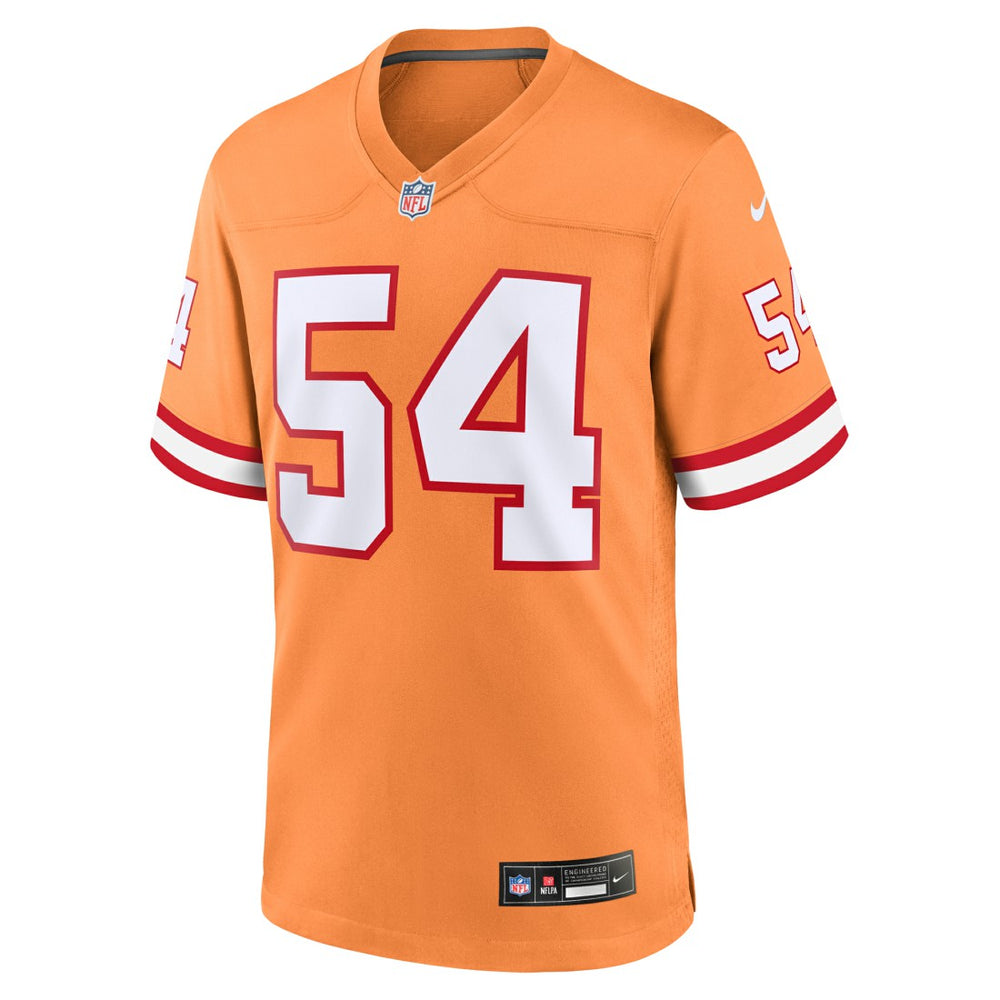 Lavonte David Tampa Bay Buccaneers Throwback Game Jersey - Orange | Nike for sale