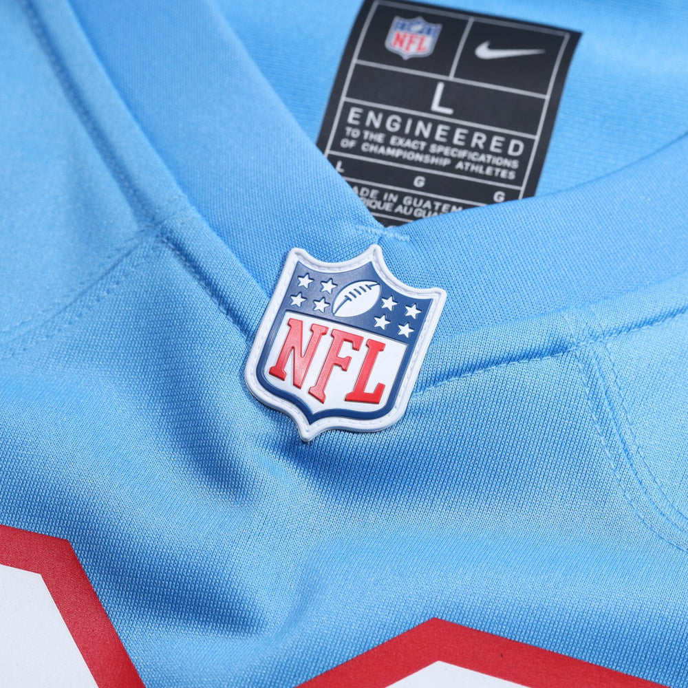 Jeffery Simmons Tennessee Titans Oilers Throwback Alternate Game Player Jersey - Light Blue | Nike for sale