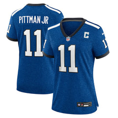Michael Pittman Jr. Indianapolis Colts Women's Indiana Nights Alternate Game Jersey - Royal | Nike outlet