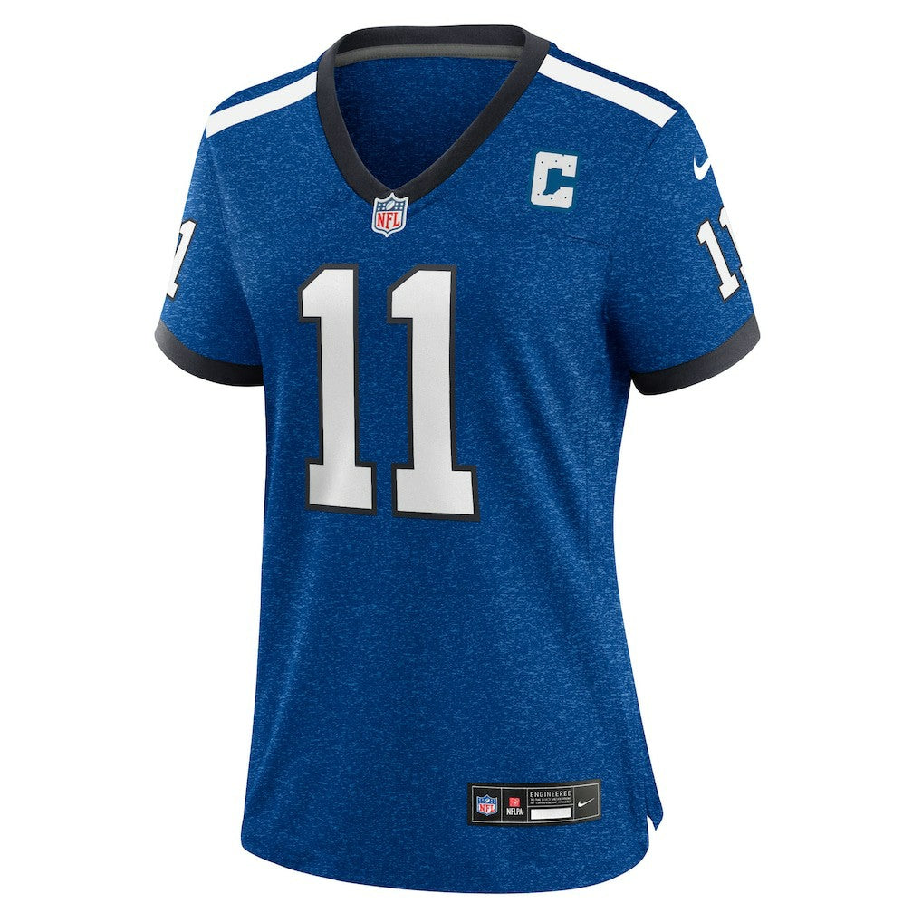 Michael Pittman Jr. Indianapolis Colts Women's Indiana Nights Alternate Game Jersey - Royal | Nike outlet