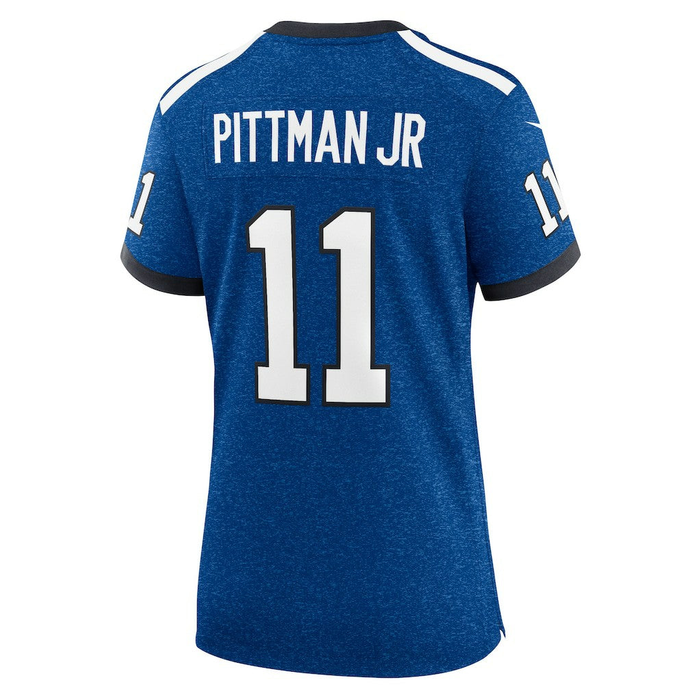 Michael Pittman Jr. Indianapolis Colts Women's Indiana Nights Alternate Game Jersey - Royal | Nike outlet
