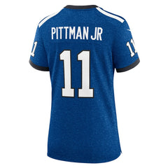 Michael Pittman Jr. Indianapolis Colts Women's Indiana Nights Alternate Game Jersey - Royal | Nike outlet