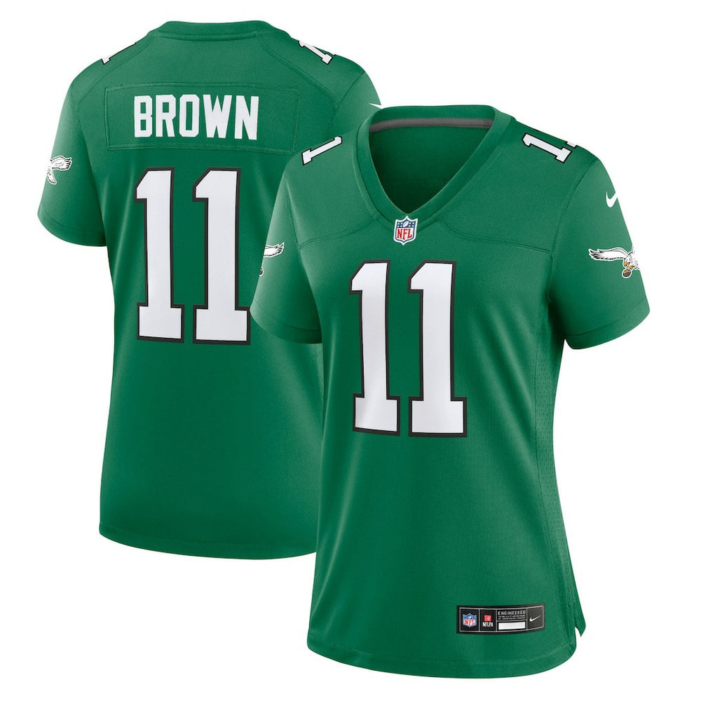 A.J. Brown Philadelphia Eagles Women's Player Jersey - Kelly Green | Nike cheap