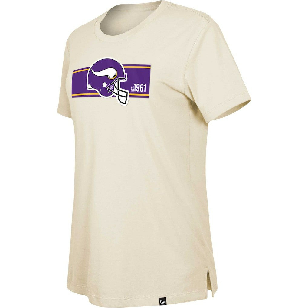 Minnesota Vikings New Era Women's Third Down Historic T-Shirt - Tan online