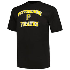 Pittsburgh Pirates Profile Big & Tall T-Shirt Combo Pack - Black/Heather Gray