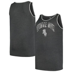 Chicago White Sox Profile Big & Tall Arch Over Logo Tank Top - Heather Charcoal
