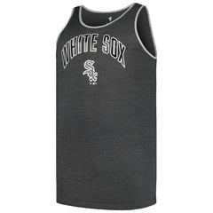 Chicago White Sox Profile Big & Tall Arch Over Logo Tank Top - Heather Charcoal