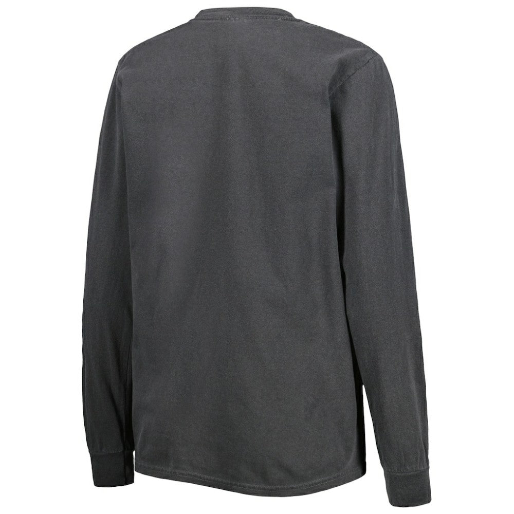 San Francisco Giants Soft as a Grape Women's Team Pigment Dye Long Sleeve T-Shirt - Black