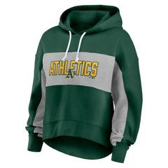 Athletics Women's Filled Stat Sheet Pullover Hoodie - Green