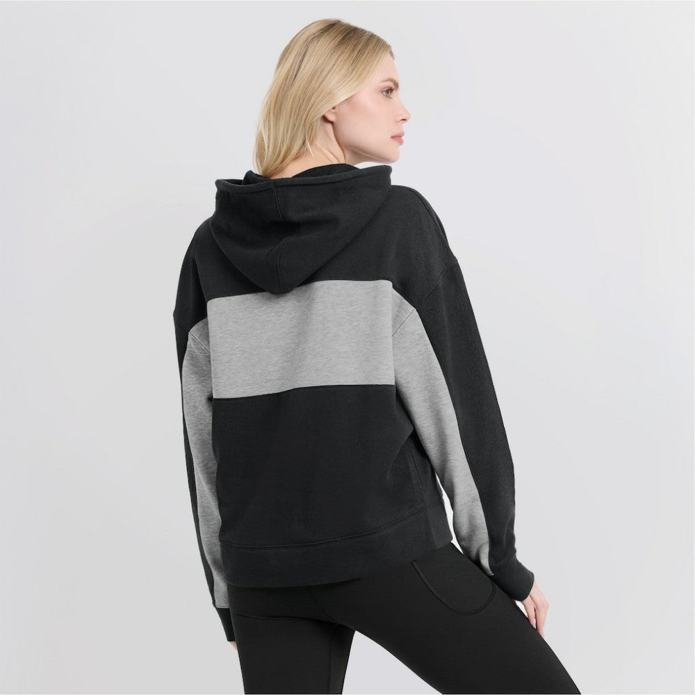Chicago White Sox Women's Filled Stat Sheet Pullover Hoodie - Black