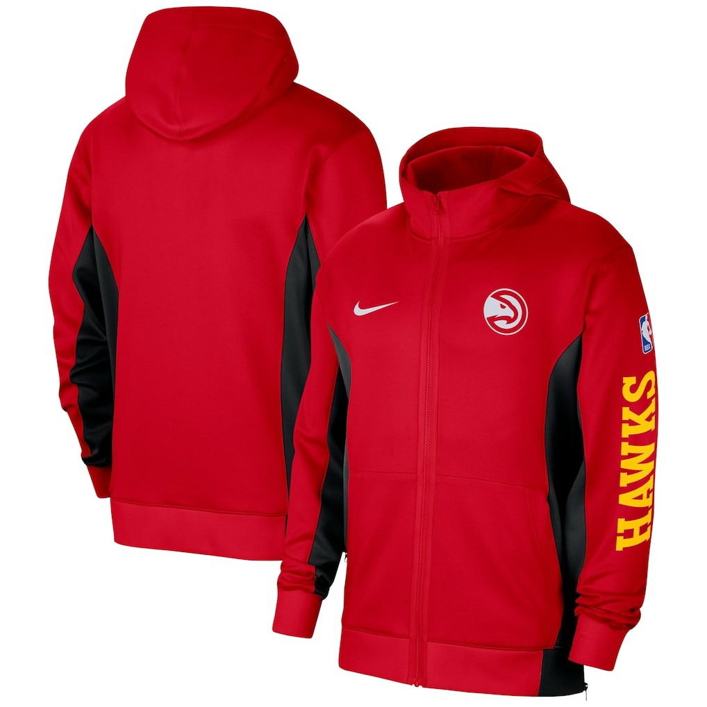 Atlanta Hawks 2023/24 Authentic Showtime Full-Zip Hoodie - Red | Nike on sale
