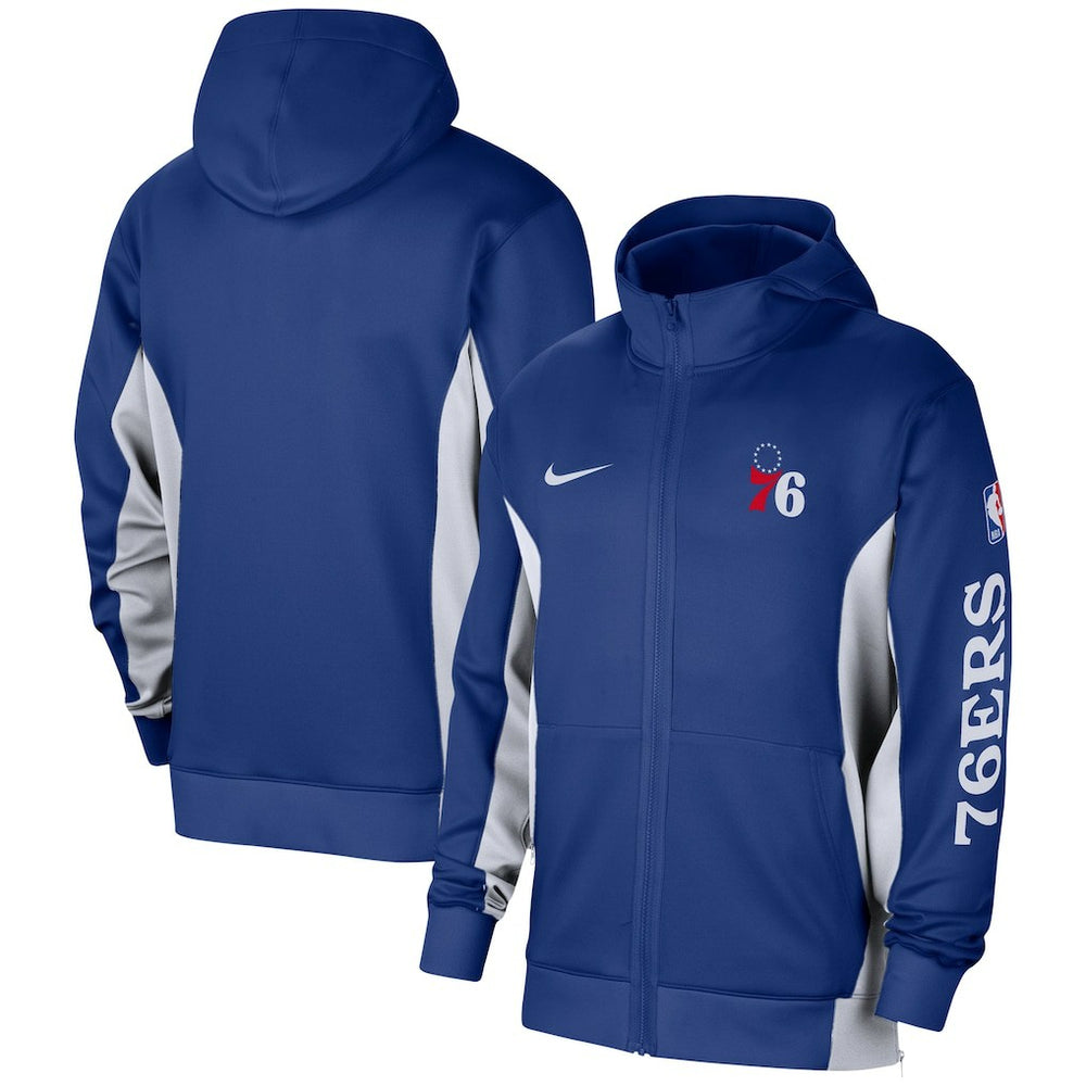 Philadelphia 76ers 2023/24 Authentic Showtime Full-Zip Hoodie - Royal | Nike shop