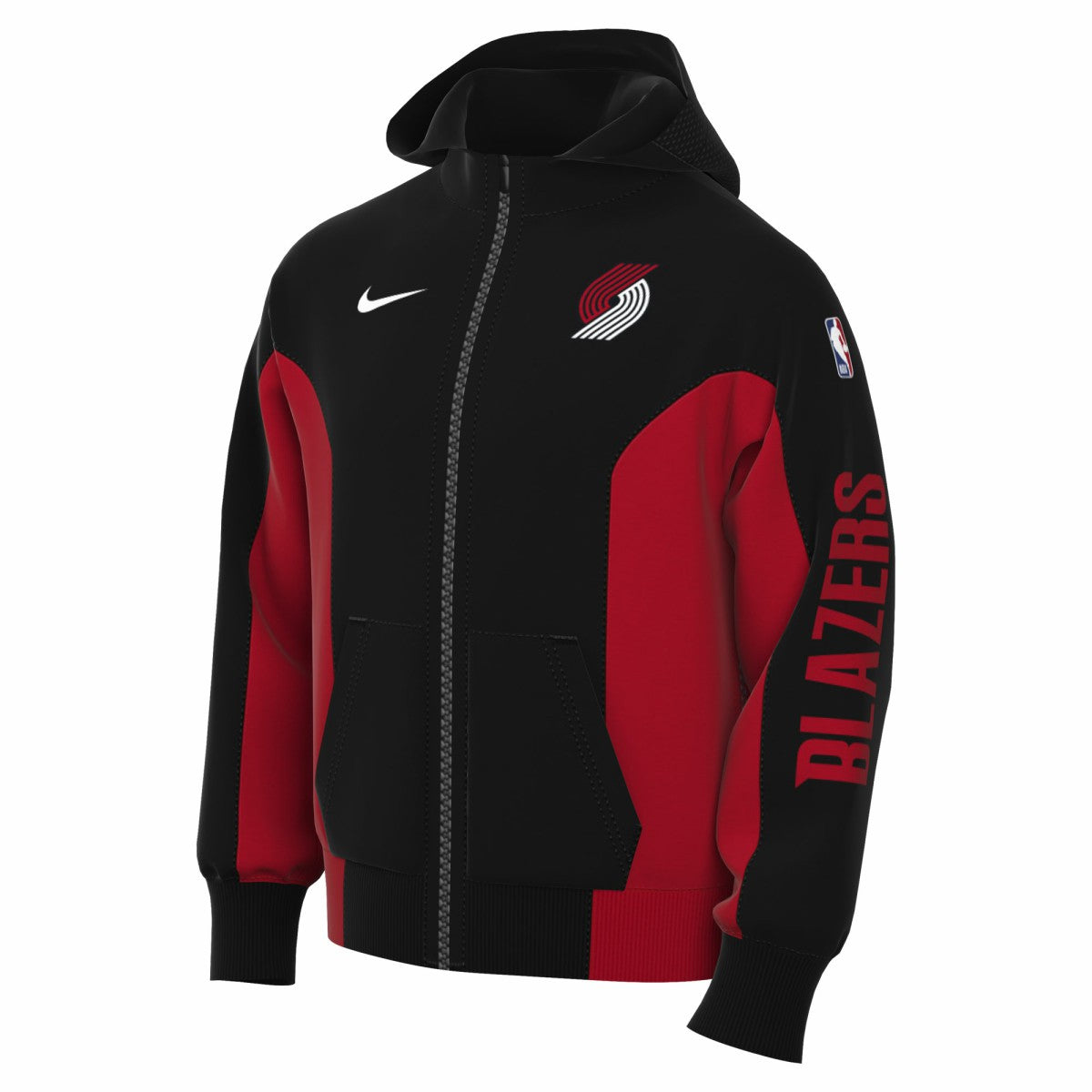 Portland Trail Blazers 2023/24 Authentic Showtime Full-Zip Hoodie - Black | Nike cheap