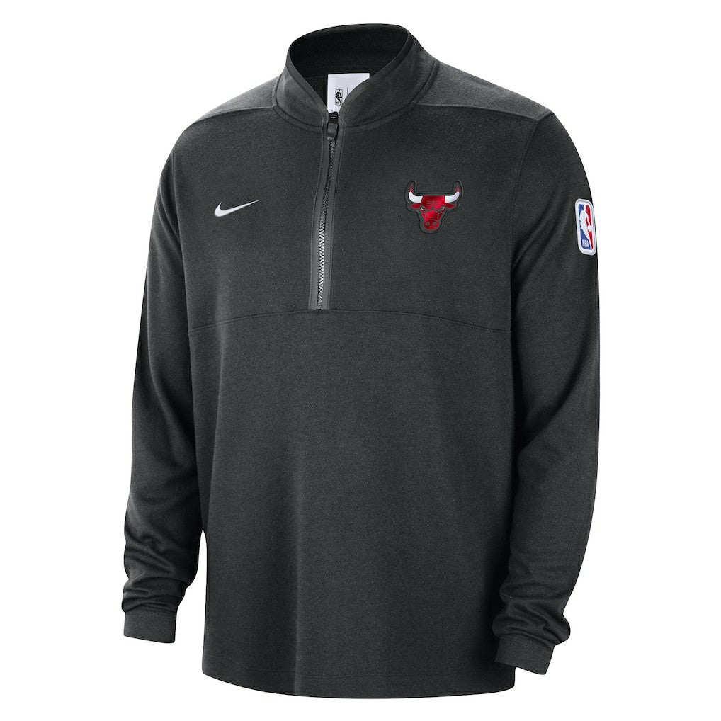 Chicago Bulls Authentic Performance Half-Zip Jacket - Black | Nike sale