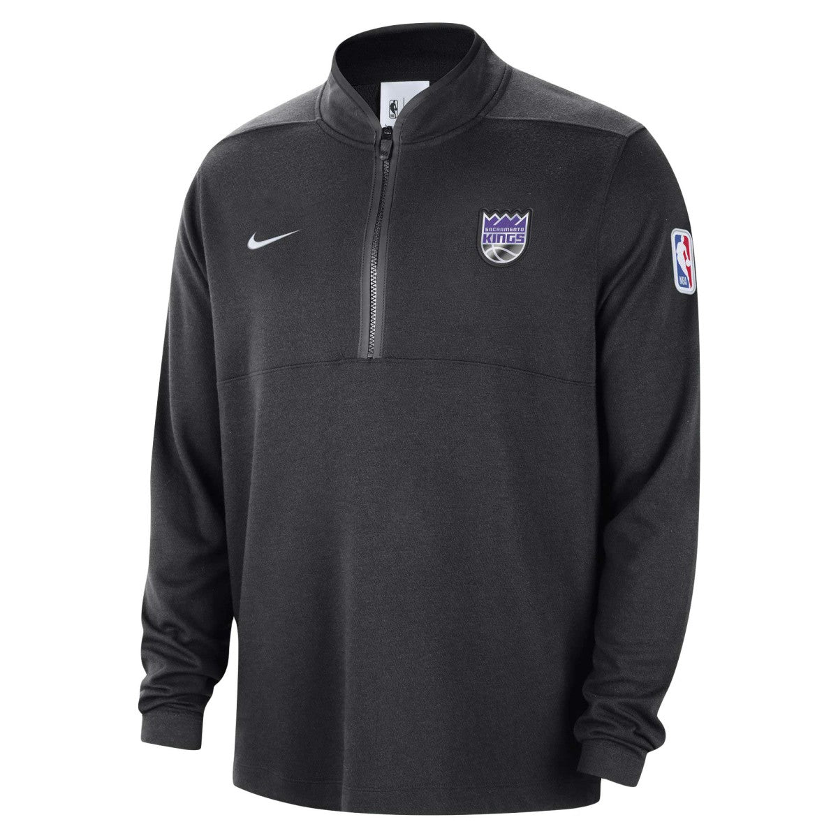 Sacramento Kings Authentic Performance Half-Zip Jacket - Black | Nike sale