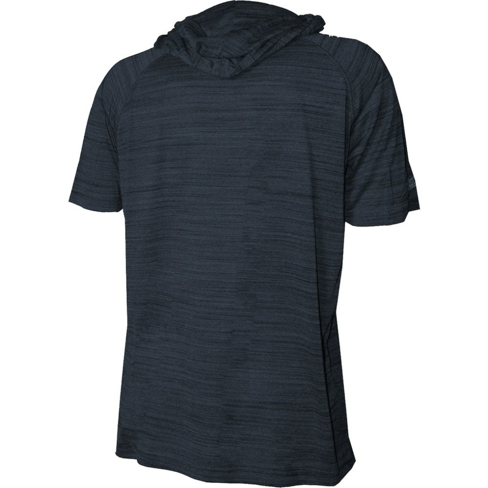 Detroit Tigers Stitches Youth Raglan Short Sleeve Pullover Hoodie - Heather Navy